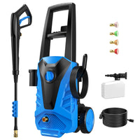 Electric Pressure Washer – 2.0 GPM High-Power Cleaning Machine with Foam Cannon for Cars, Patios & Outdoor Surfaces