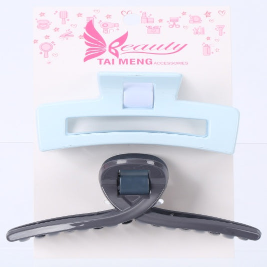 2pcs Strong Grip Claw Hair Clips – Non‑Slip Mid‑Jaw Barrettes for Women’s Long, Thick Hair