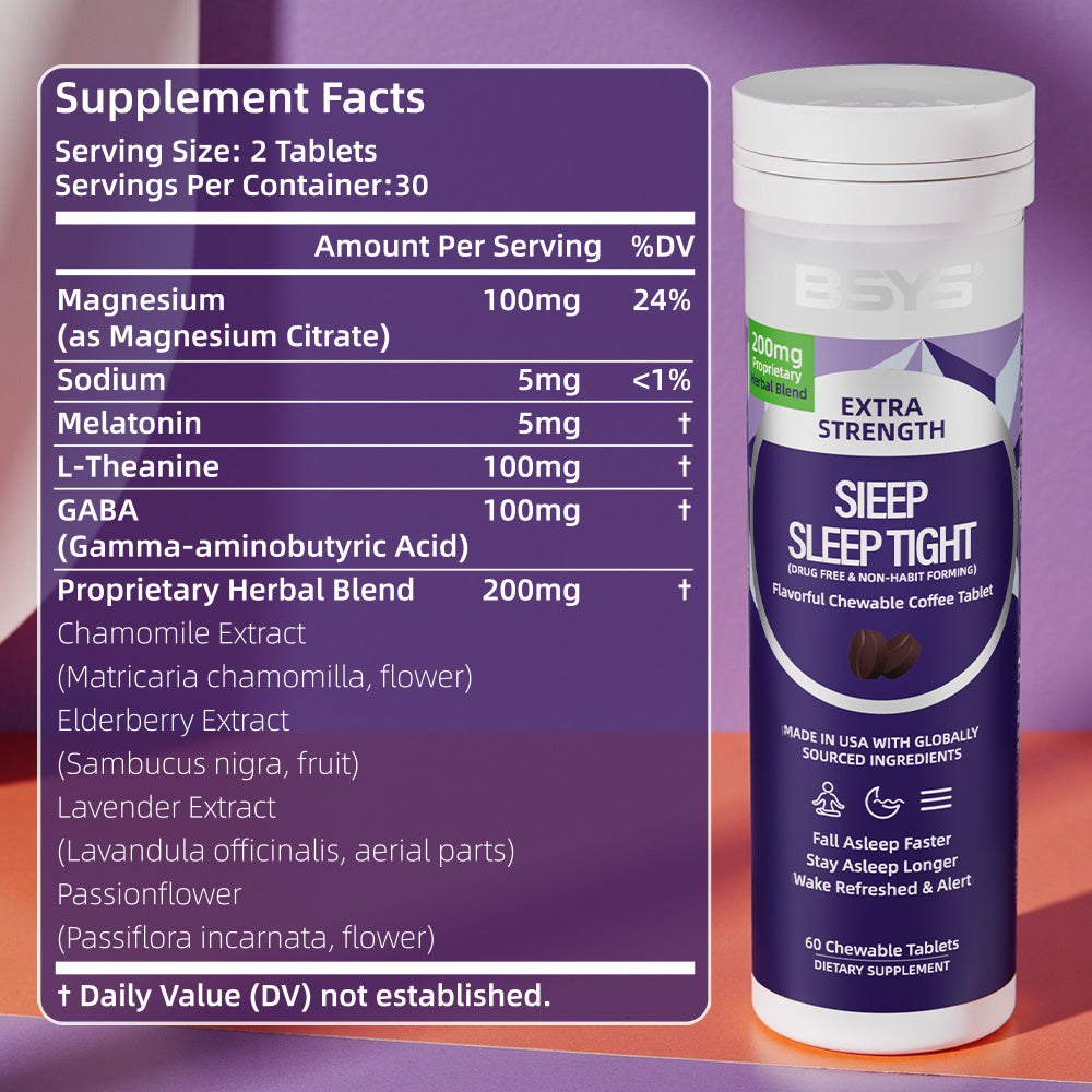 BSYS Coffee Flavor But Make It Sleepy These Sleep-support Chews Taste Like Your Favorite Brew No Jitters Just Cozy Vibes To Drift Off Easy SleepHacks CoffeeLoversDream