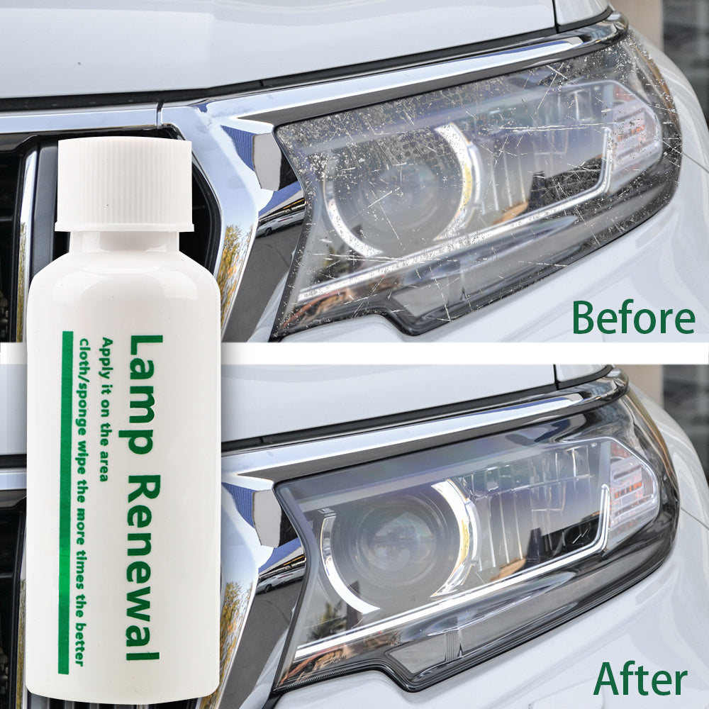 Automobile Headlight Repair Liquid – DIY Restoration Kit for Oxidized, Yellowed, or Scratched Lenses