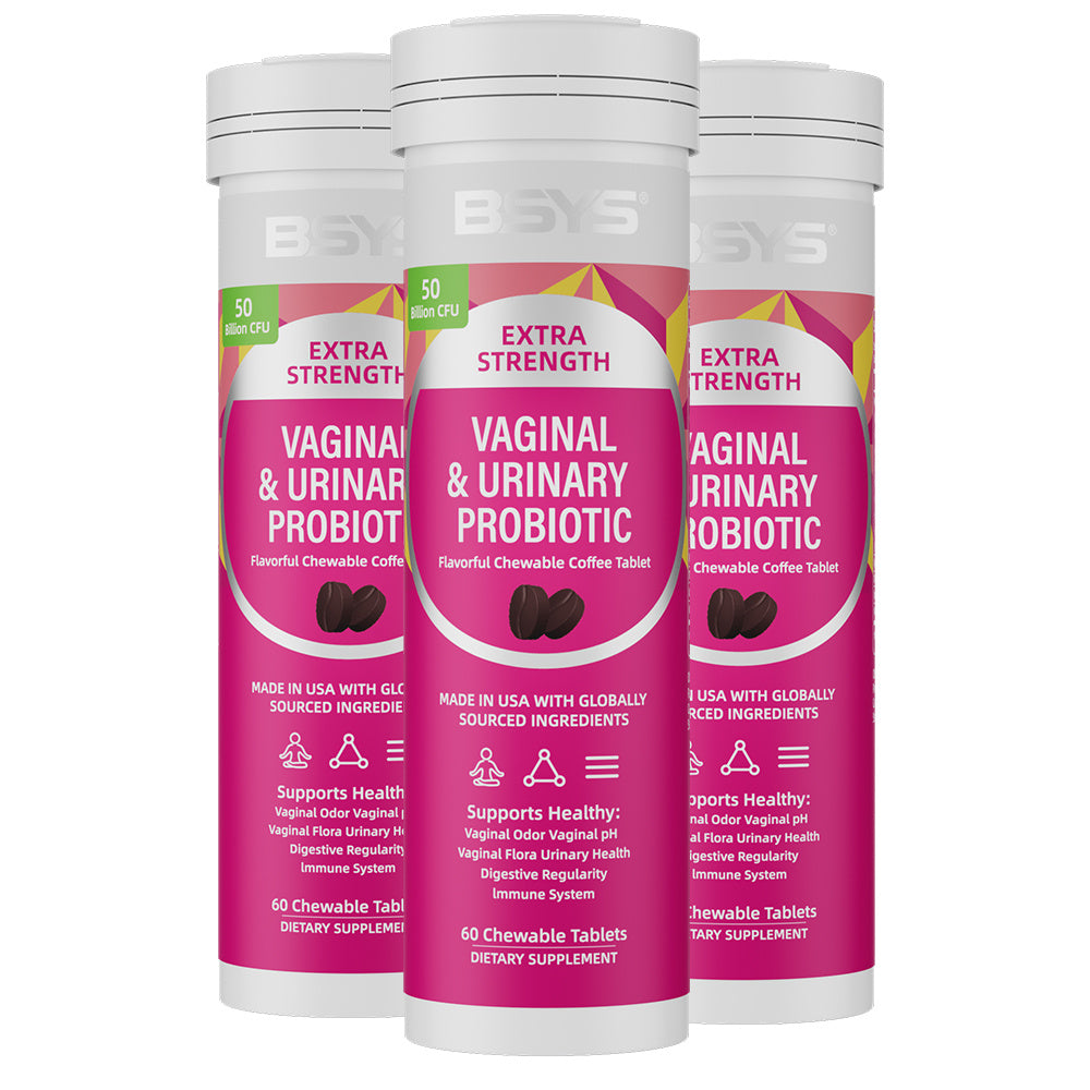 BSYS Vaginal Probiotics That Taste Like Coffee – Daily Wellness Chews for Women