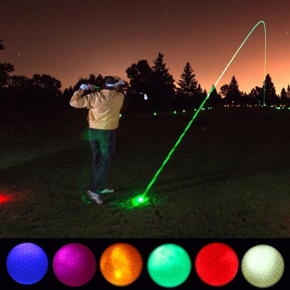 LED Flashing Golf Ball – Light-Up Design for Night Practice & Play