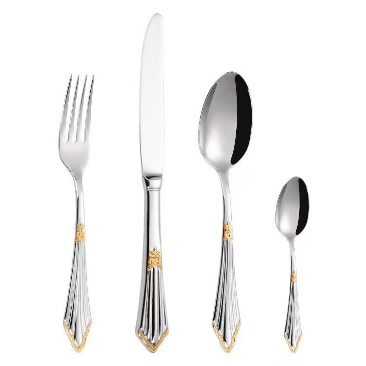 304 Stainless Steel Portable Tableware Set – Folding Knife, Fork, Spoon & Chopsticks Detachable, Durable & Travel‑Ready