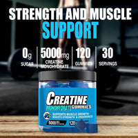 Creatine Gummies – 120 Count Bottle
