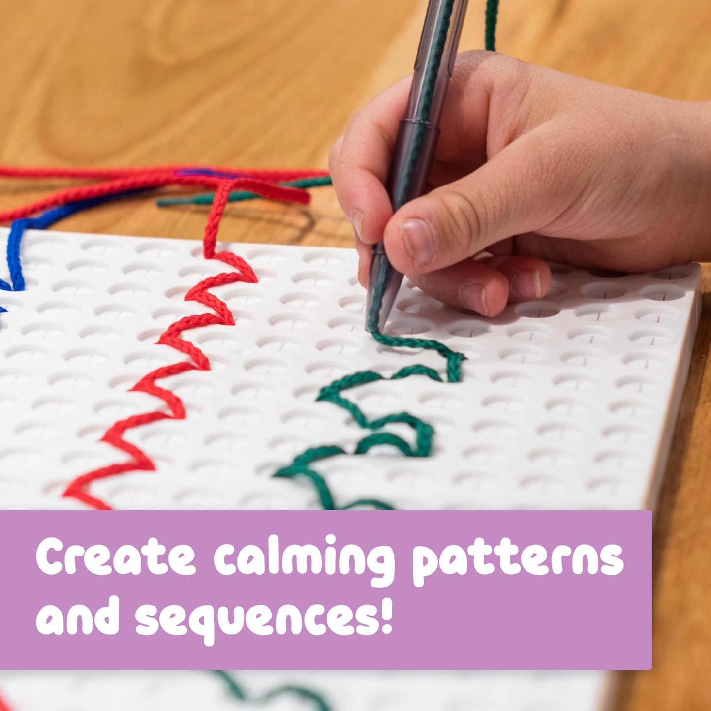 DIY String Art Drawing Board Kit – Colorful Braided Craft Set for Kids with Threading Pen