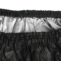 Waterproof Golf Cart Cover – Zippered 4-Passenger Protector with Elastic Hem for EZGO, Club Car & Yamaha