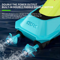 4DRC S5 High-Speed RC Boat – 20MPH Racing, Self-Righting, Multiplayer Fun