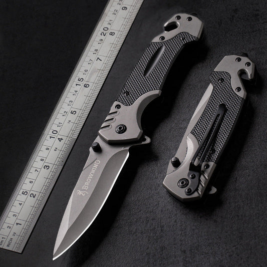 Folding Knife – 440C Stainless Steel High‑Hardness Outdoor Pocket Knife Tactical, Fishing, Camping & Survival Tool