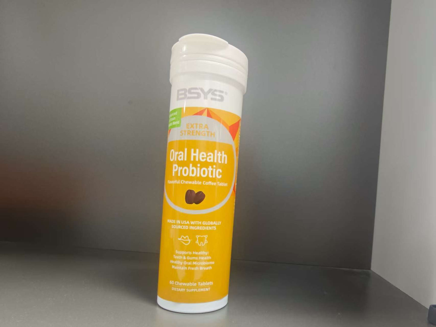 BSYS Coffee Lovers Meet Your New Obsession Oral Probiotic Chews That TASTE LIKE COFFEE High-quality Supplements For Your Mouth No Gross Aftertaste, Just That Rich, Roasty Vibe. Game Changer