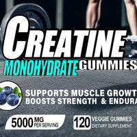 Creatine Gummies – 120 Count Bottle
