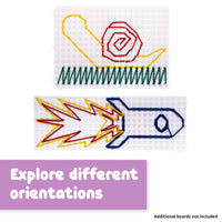 DIY String Art Drawing Board Kit – Colorful Braided Craft Set for Kids with Threading Pen