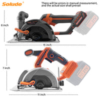 Single-Hand Cutting Machine SQ-006C – Brushless Saw with Two 10-Cell Batteries, Ergonomic Grip & Adjustable Base for Wood & Plastic
