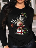 Women's Long Sleeve Sweatshirt – Hoodless Crewneck Pullover for Casual Everyday Comfort