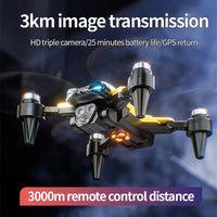 M5 Drone – 8K HD Professional Aerial Photography Foldable 4‑Axis Quadcopter with 360° Rotation & Strong Stability