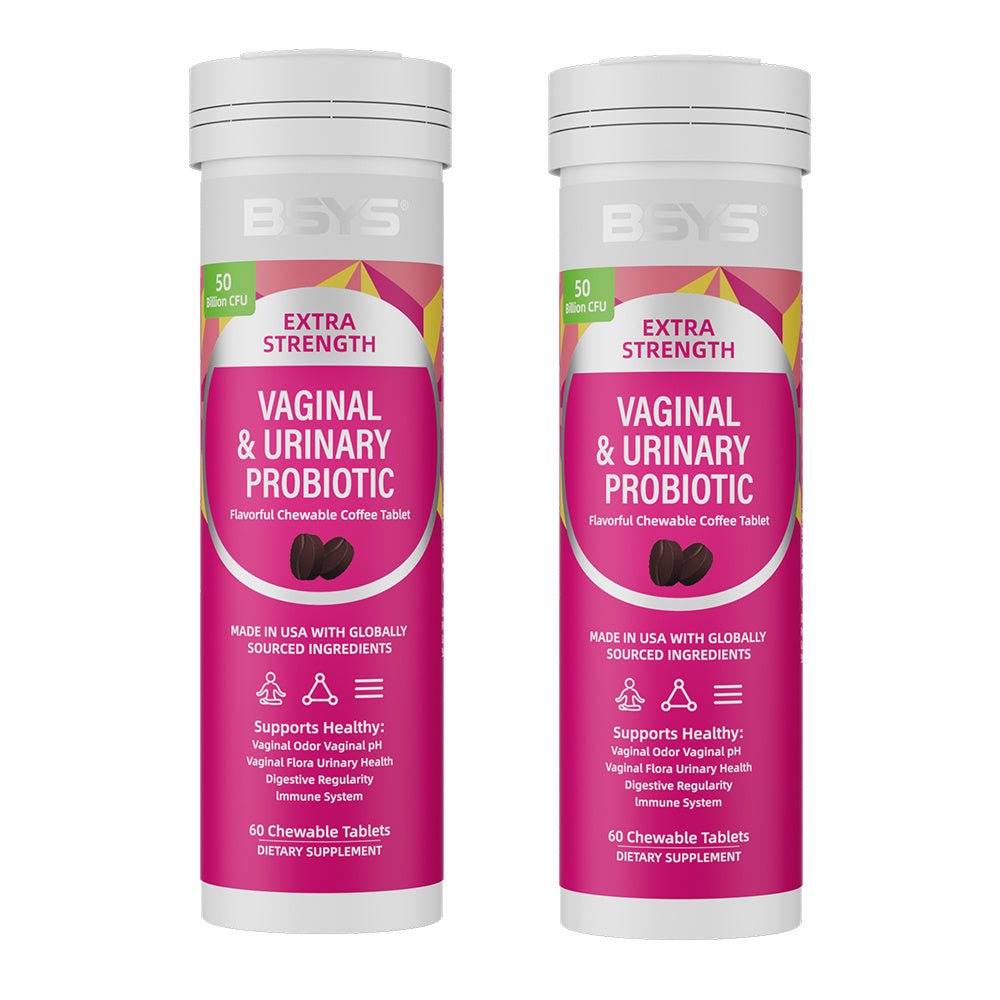 BSYS Vaginal Probiotics That Taste Like Coffee – Daily Wellness Chews for Women