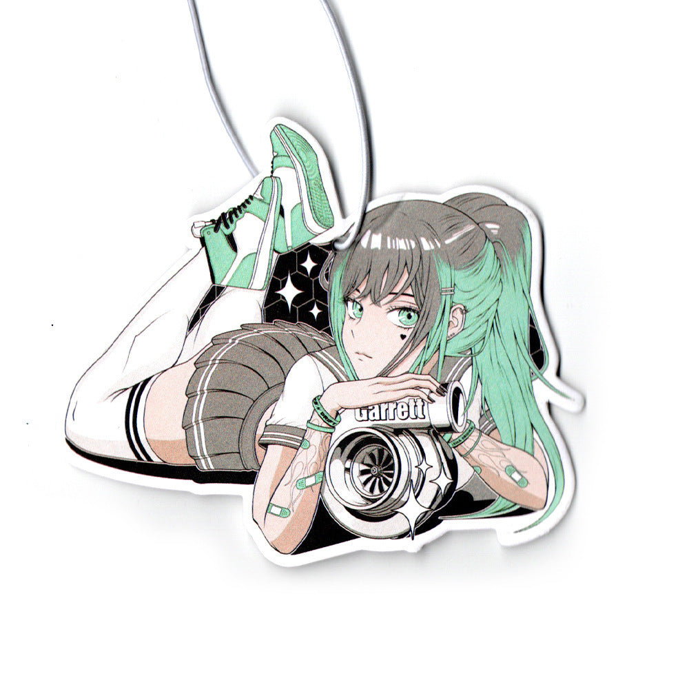 Car Modification Culture Rearview Mirror Jasmine Scented Green Tea Pendant