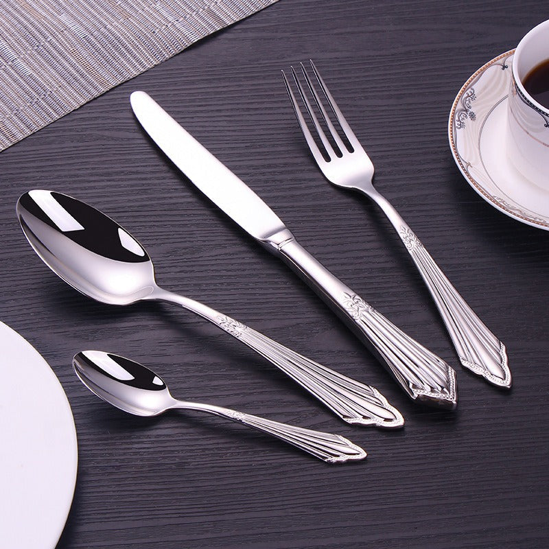 304 Stainless Steel Portable Tableware Set – Folding Knife, Fork, Spoon & Chopsticks Detachable, Durable & Travel‑Ready