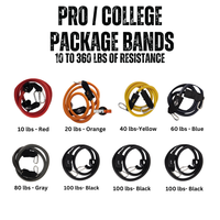 Vertical Blitz Resistance Bands – Shoulders to Heels  Adjustable 10 lb Increments, Full‑Body Training, Vertical Jump & Strength Builder