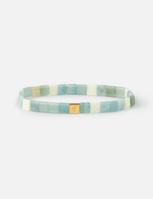 Logo Tile Letter Bracelet