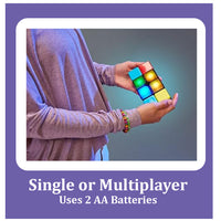 Magic Cube Flip Slide Match Memory Game – Electronic Handheld Fidget Toy | Single or Multiplayer