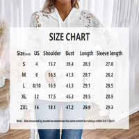 Women's Lace Sleeve Hoodie – Casual Pullover with Sheer Details & Large Lace Pockets