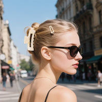 4pcs Tortoise Hair Claw Clips – 3.15