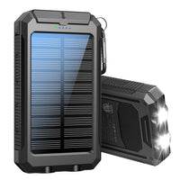 Solar Power Bank – Portable Charger with Built-In Light for Emergency, Travel & Outdoor Use