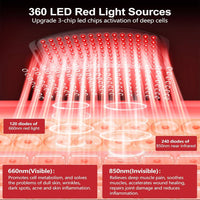 Wireless Red Light Therapy Belt – 3000mAh Rechargeable, Full-Body Relief