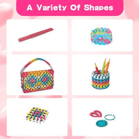 DIY Bracelet & Accessory Weaving Kit β Creative Craft Set for Girls with Loom, Threads & Instructions