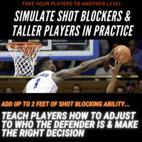 Defender Extender™ Basketball Training Pads – Simulate Taller, Longer, More Athletic Defenders for Game‑Ready Skills