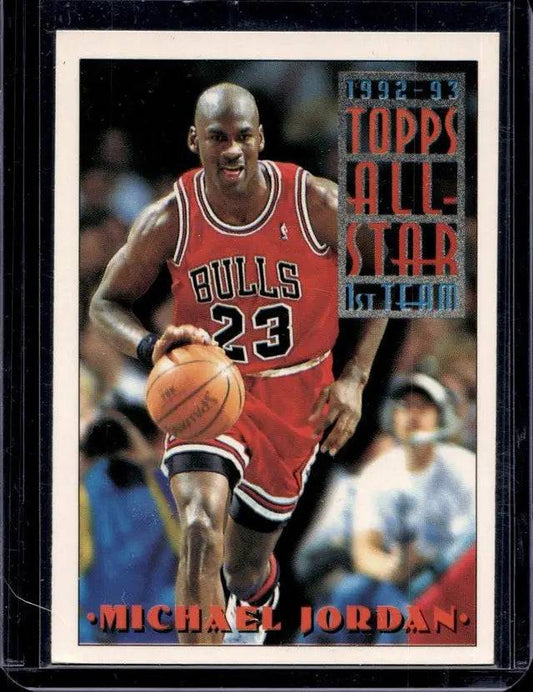 1993‑94 Topps All‑Star Michael Jordan Basketball Card  Vintage Collectible NBA Card