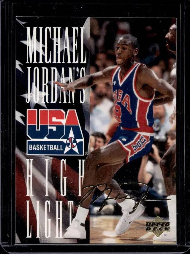 1994 Upper Deck USA Michael Jordan Gold Signature Card  Rare Collectible Basketball Card