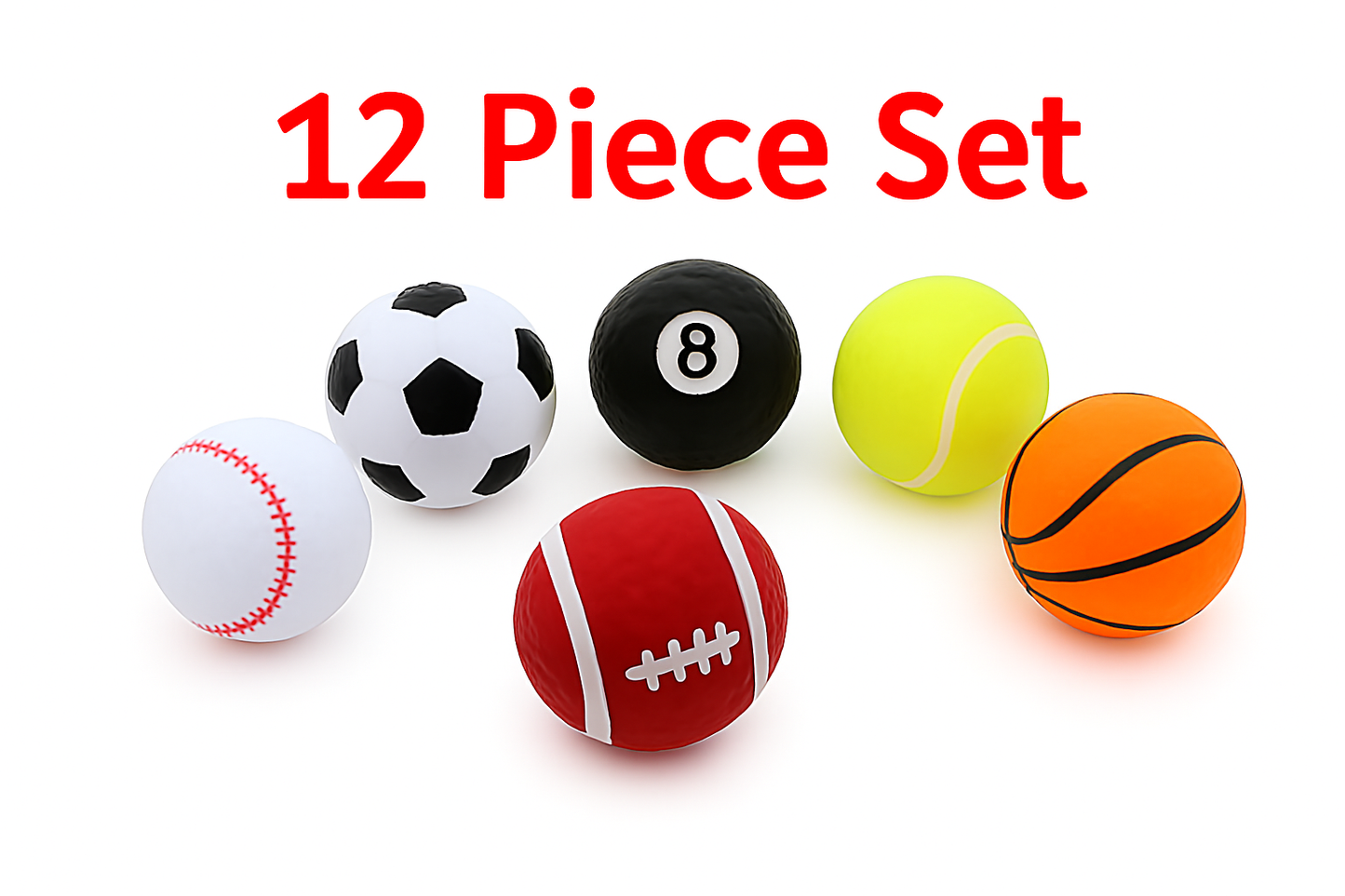 Sports-Themed Golf Ball Set – Novelty Design Inspired by 6 Iconic Games