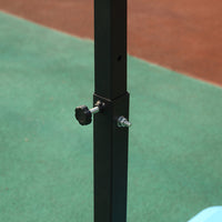 Poolside Basketball Hoop Stand – Height Adjustable Portable System with Clear Backboard & Fillable Base (36.5