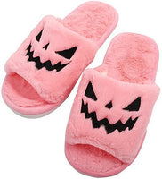 Halloween Winter Warm Slippers – Cute Indoor Shoes for Women with Soft Sole & Cozy Plush Design