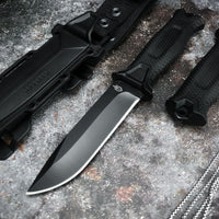 Goebel Infantry Tactical Wilderness Survival Straight Knife – Fixed Blade Outdoor & Self‑Defense Carry Knife