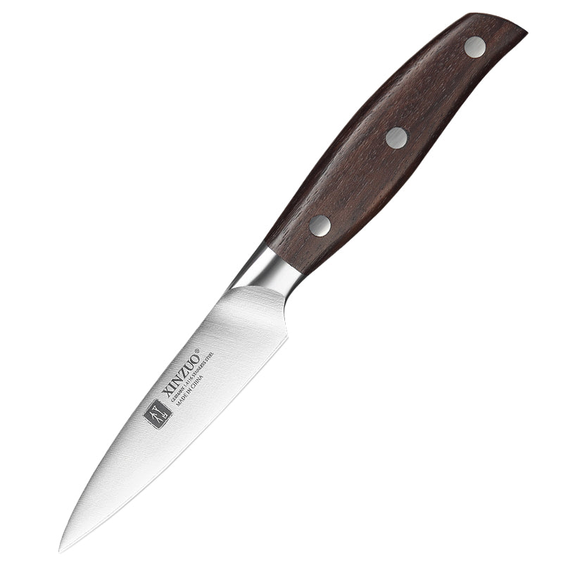 Xinzuo 6‑Piece Kitchen Knife Set – German High‑Carbon Stainless Steel  Chef, Cleaver, Bread, Utility & Paring Knives