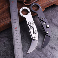 Mechanical Claw Folding Knife – 440C Stainless Steel All‑Steel Handle  High‑Hardness Outdoor Camping & Survival Tool