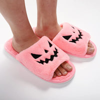 Halloween Winter Warm Slippers – Cute Indoor Shoes for Women with Soft Sole & Cozy Plush Design