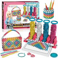DIY Bracelet & Accessory Weaving Kit – Creative Craft Set for Girls with Loom, Threads & Instructions