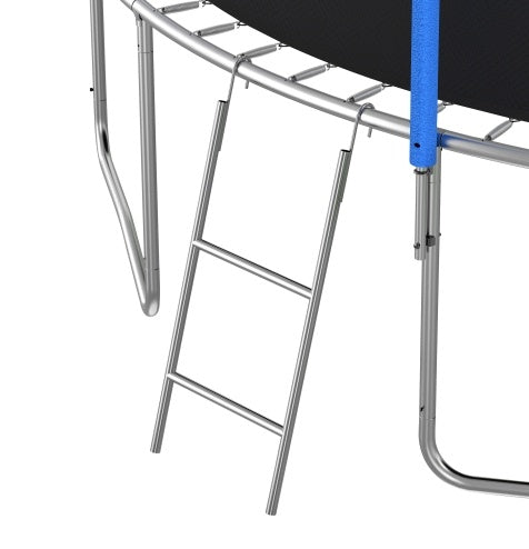 12ft Backyard Trampoline with Slide, Swings & Basketball Hoop – ASTM‑Approved Outdoor Play Set for Kids & Adults