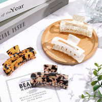 4pcs Tortoise Hair Claw Clips – 3.15