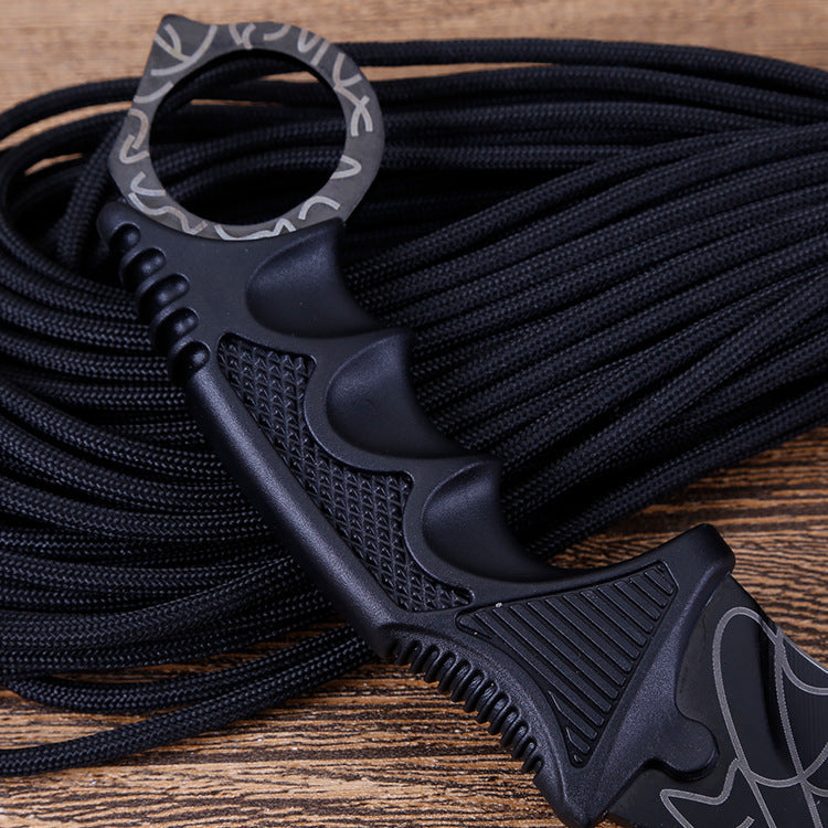 Outdoor Tactical Wilderness Survival Claw Knife – 3Cr13Mov Stainless Steel, 19cm Fixed Blade with Sheath
