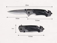 Folding Knife – 440C Stainless Steel High‑Hardness Outdoor Pocket Knife Tactical, Fishing, Camping & Survival Tool