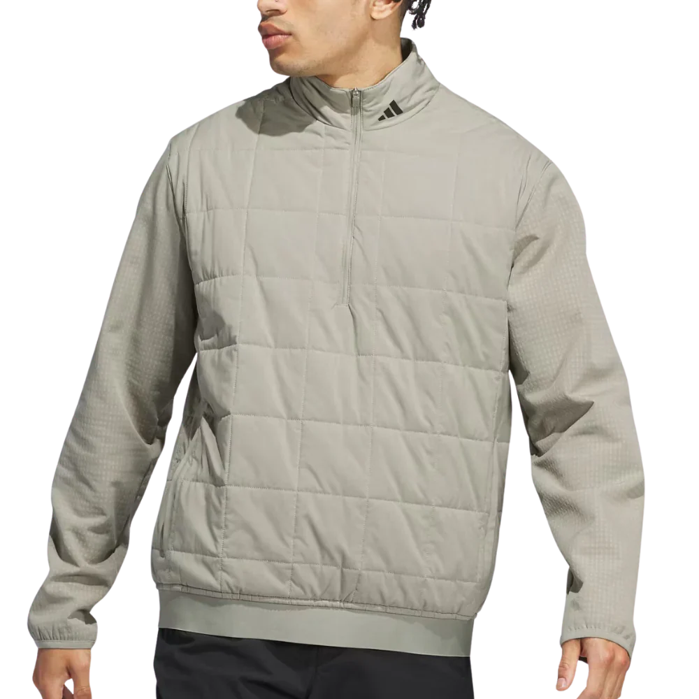 Adidas Ultimate365 Quilted DWR Half Zip Pullover