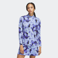 Adidas Ultimate365 Blue Spark Printed Quarter Zip