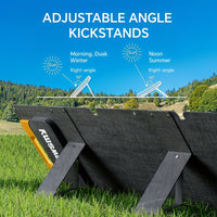 100W Foldable Solar Charging Panel – High Efficiency with USB‑C PD3.0, USB‑A QC3.0 & DC Output for Camping, RV & Outdoor Use