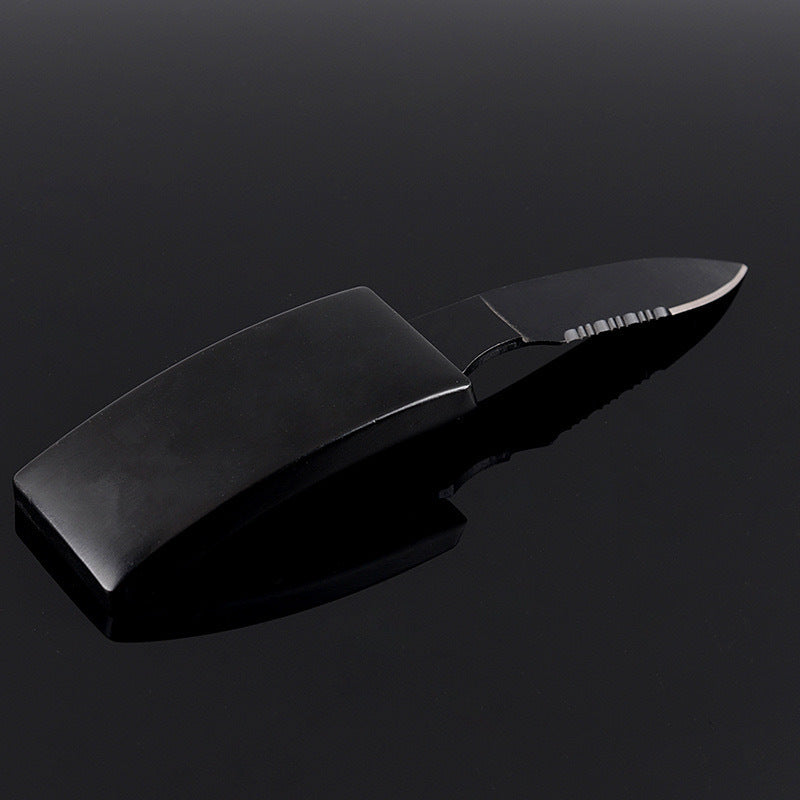 Knife Belt – Tactical Survival Tool with 3Cr13 Stainless Steel Blade & All‑Steel Handle Concealed Outdoor Utility Knife