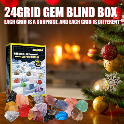 24-Day Countdown Surprise Blind Box – Treasure Ore Christmas Gift Set