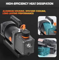 Mayoki Cordless 2.5CFM Vacuum Pump Kit – Compatible with Dewalt 20V MAX, 4.0Ah Battery, Oil‑Gas Separation, Low Noise Design